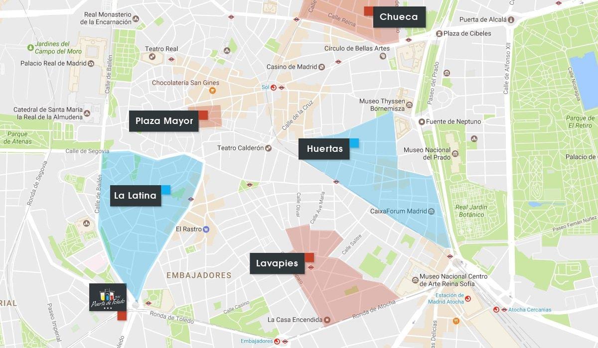 ਨਕਸ਼ਾ ਦੇ chueca
