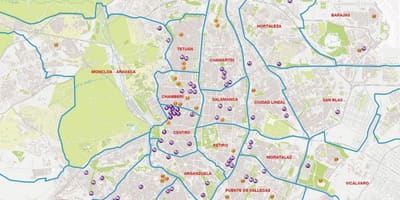 ਨਕਸ਼ਾ ਮੈਡ੍ਰਿਡ ਦੇ barrios